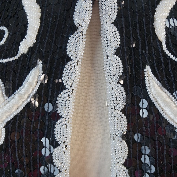 Vintage Embroidered Beaded Sequin Jacket - Picture 5 of 8